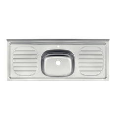 Lavaplatos Tramontina 1.2m x 52cm pocera central