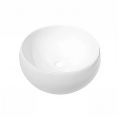 Lavamanos De Sobreponer En Ceramica Blanco 16cm*39cm*39cm