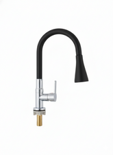 Llave Negro Lavaplatos Flexible Económica