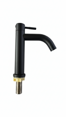 Llave Lavamanos eco Negro Palanca
