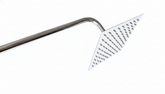 Regadera Cuadrada 8" Acero Inox Cromada