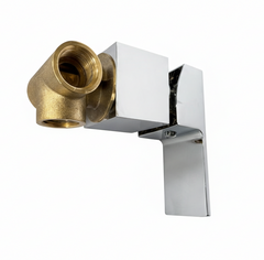 Manija Monocontrol con escudo Cromada Impory