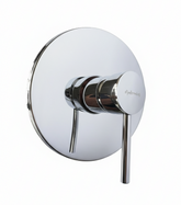 Manija Monocontrol con Escudo Redonda Cromada Modermica