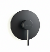 Manija Monocontrol con Escudo Redonda Negro Modermica