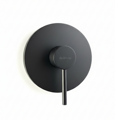 Manija Monocontrol con Escudo Redonda Negro Modermica