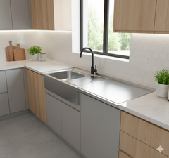 Lavaplatos Socoda 150cm x 52cm con escurridor