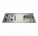 Lavaplatos Socoda 150cm x 52cm con Estufa