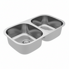 Lavaplatos Tramontina Doble Alto Brillo