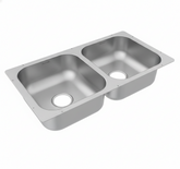 Lavaplatos Doble Poceta Socoda 80cm x 43cm