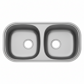 Lavaplatos Tramontina Doble Alto Satinado