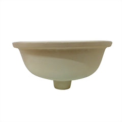 Lavamanos De Bajoponer Ovalado Blanco 30x38x18 Interno