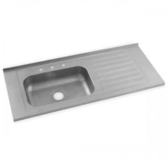 Lavaplatos Tramontina 1.2m x 52cm pocera Derecha - Izquierda