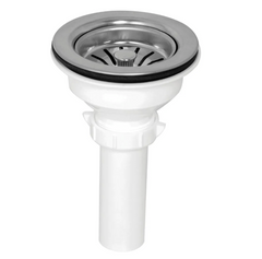 Lavaplatos Socoda 55x43 + Canastilla + Sifón + Escurridor