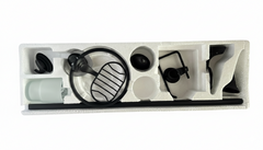 Metalico de 6 Piezas Negro