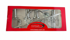 Plastico de 6 Piezas Negro Total